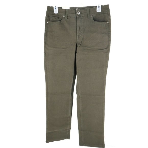 Tummy-Control Straight-Leg High Rise Jeans Style & Co - Picture 1 of 4